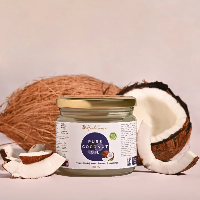 Curl refining pudding-Wood Pressed Coconut Oil- 100% Natural Cloth Filtered  | For Skin, Hair, Cooking as well as a dietary supplement