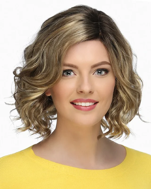 Russet synthetic wigs warm-Wren | Lace Front & Monofilament Part Synthetic Wig by Estetica