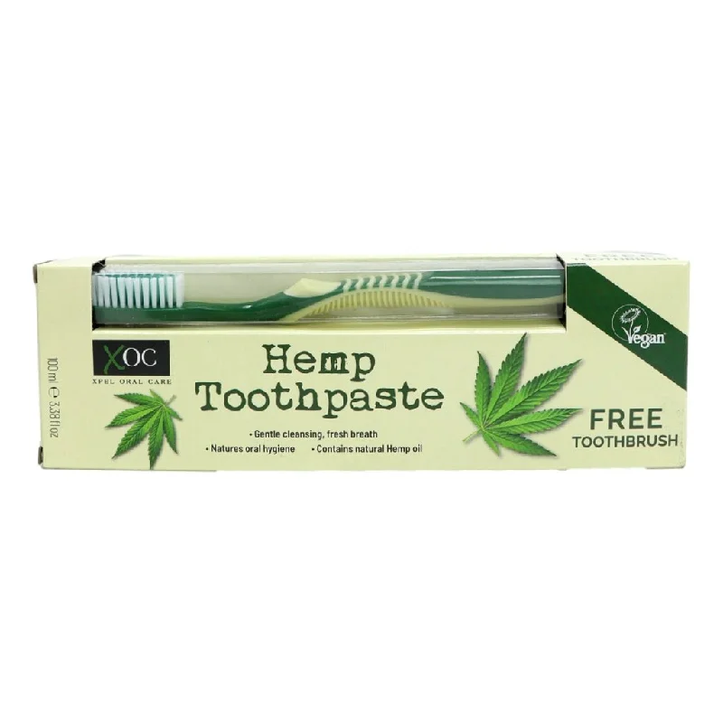 XOC Hemp Toothpaste 100ml + Toothbrush